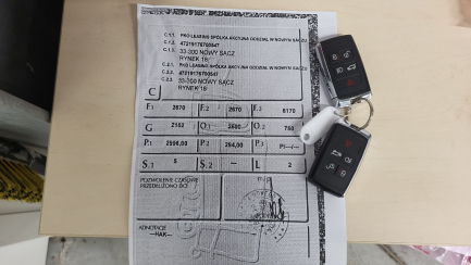 Zdjęcie przedmiotu: Land Rover Velar 3.0 P400 mHEV SE Oświadczenie o utracie DR