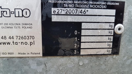 Zdjęcie przedmiotu: Wiosenne obniżki| Prowizja 1% Gastronomic trailer grill-smokehouse TA-NO