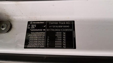 Zdjęcie przedmiotu: Mercedes-Benz Actros E6 18.0t