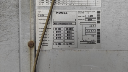 Zdjęcie przedmiotu: KOGEL SN24 Mega 35.0t Dropside