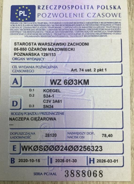 Zdjęcie przedmiotu: KOGEL SN 24 Mega CO24P90/910/13.95 35.0t