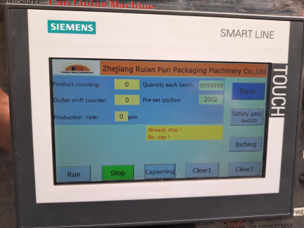 Zdjęcie przedmiotu: Automatic Cap Lining Machine FRTB-SD3-C