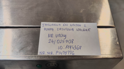 Zdjęcie przedmiotu: Stalgast 801507 universal dishwasher with steamer, detergent dispenser, discharge pump, P 4.9/3.4 kW, U 400/230 V