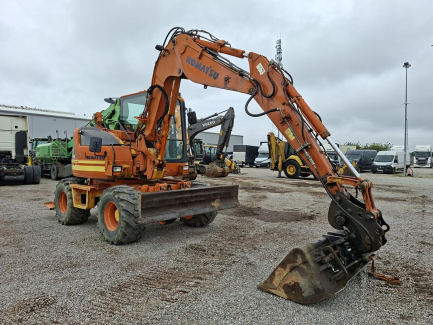 Zdjęcie przedmiotu: Колісний екскаватор KOMATSU PW98MR-8