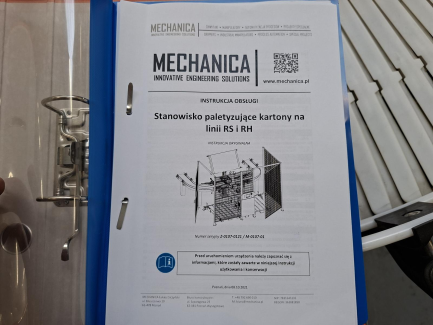 Zdjęcie przedmiotu: Станція палетування UR для коробок MECHANICA Łukasz Siczyński M-0107-01