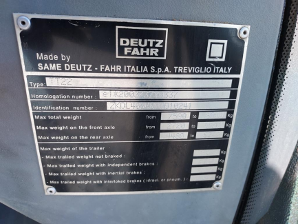 Zdjęcie przedmiotu: DEUTZ-FAHR AGROTRON K610