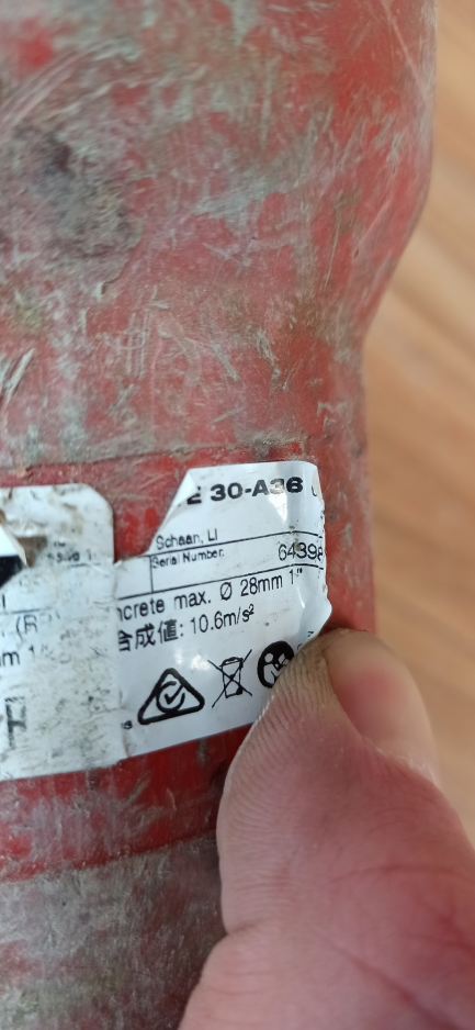 Zdjęcie przedmiotu: TE 30-A36 cordless light combihammer