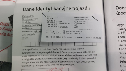 Zdjęcie przedmiotu: Toyota Camry 2.5 Hybrid Comfort CVT