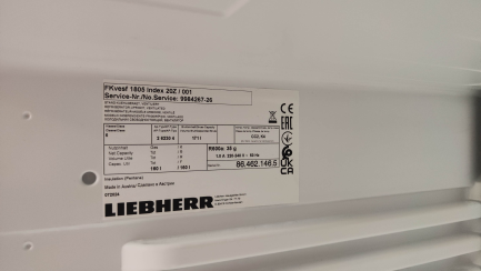 Zdjęcie przedmiotu: Liebherr FKvesf 1805 refrigerated cabinet