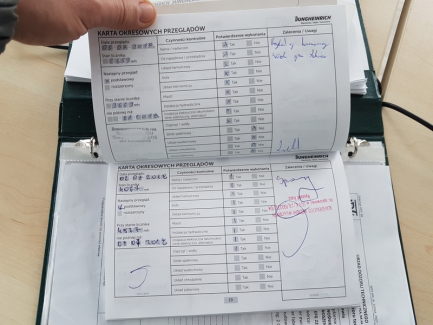 Zdjęcie przedmiotu: W&oacute;zek widłowy Jungheirich EFG220 GE115-310ZT