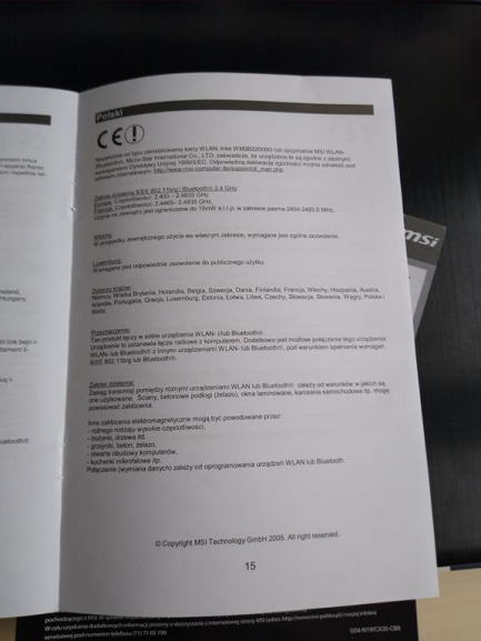 Zdjęcie przedmiotu: MSI GS73 / 8RF-043PL laptop