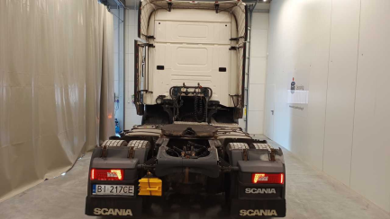 Zdjęcie przedmiotu: SCANIA R450 LA 4x2 HNA Highline SCR E6 19.0t DR zatrzymany elektronicznie Cepik informacja o odczycie przebiegu 