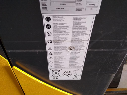 Zdjęcie przedmiotu: W&oacute;zek widłowy wysokiego składowania OM XR 14 ac