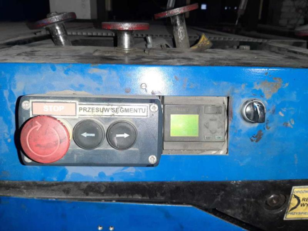 Zdjęcie przedmiotu: Rotary line designed for printing and cutting out boxes and flap boxes made of corrugated cardboard KOBOX SLOT 45 3KR 2500