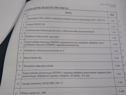 Zdjęcie przedmiotu: Automatic oxygen-plasma cutting machine Eckert Szafir