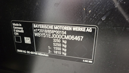 Zdjęcie przedmiotu: BMW i7 105.7kWh xDrive60 M Sport Oświadczenie o utracie DR