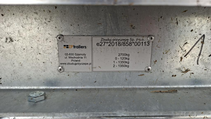 Zdjęcie przedmiotu: PRZYCZEPA GASTRONOMICZNA