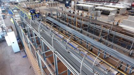 Zdjęcie przedmiotu: Rebar cutting line Shilt Engineering BV (Netherlands) Multibar 300