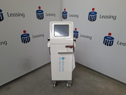 RF FRAX PLUS cosmetic device using the technology of radio waves, mikronakłuć and cryotherapy to perform fractional radiofrequency microneedle treatment