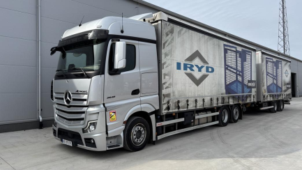 Zdjęcie przedmiotu: Mercedes-benz Actros + PLANDEX PTL-1800 18.0t