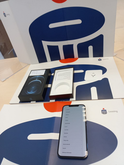 Zdjęcie przedmiotu: Smartphone / Phone Apple iPhone 12 Pro Max 256GB Pacific blue 5G manufacturer code MGDF3PM / A