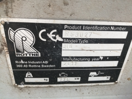 Zdjęcie przedmiotu: Harvester ROTTNE H8