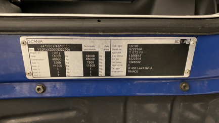 Zdjęcie przedmiotu: SCANIA R450 SCR E6 19.0t LA 4x2 HNA Topline