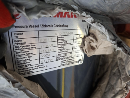 Zdjęcie przedmiotu: Kompresor śrubowy CORMAK LUFT 1000 + osuszacz + zbiornik