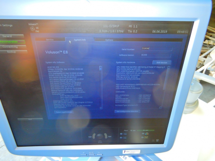 Zdjęcie przedmiotu: Ultrasound apparatus GE Healthcare Austria GmbH & Co OG Voluson E8