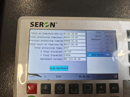 Zdjęcie przedmiotu: SERON SL 1208 laser plotter