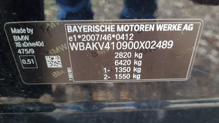 Zdjęcie przedmiotu: Bmw X6 xDrive40d