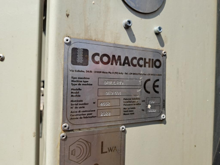 Zdjęcie przedmiotu: COMACCHIO GEO 601 Hydraulic Multi-Purpose Drilling Rig