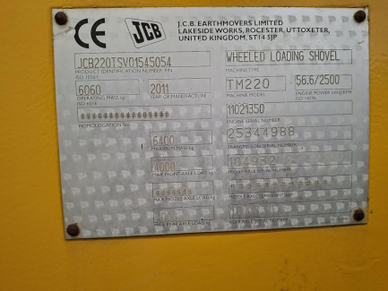 Zdjęcie przedmiotu: Ładowarka teleskopowa JCB TM 220