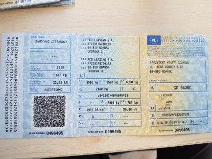 Zdjęcie przedmiotu: Peugeot BOXER 435 BlueHDi Euro 6 1997ccm - 130KM