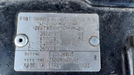 Zdjęcie przedmiotu: Fiat Ducato E5 3.5t
