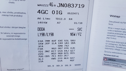 Zdjęcie przedmiotu: Audi A6