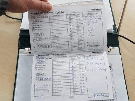 Zdjęcie przedmiotu: W&oacute;zek widłowy Jungheirich EFG220 GE115-310ZT