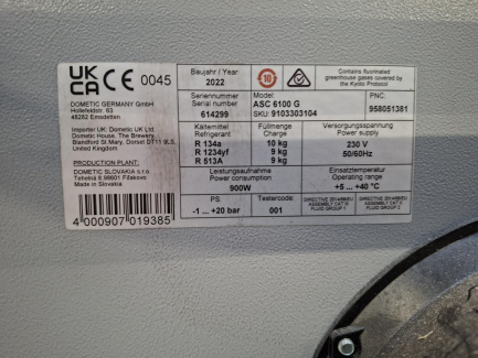 Zdjęcie przedmiotu: Stacja klimatyzacji WAECO ASC 6100 G