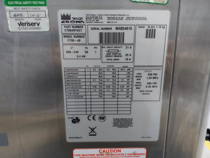 Zdjęcie przedmiotu: Maszyna do lod&oacute;w włoskich TAYLOR C708