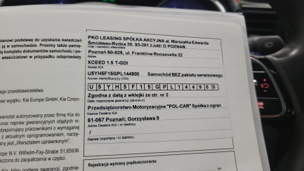 Zdjęcie przedmiotu: Kia XCeed 1.5 T-GDI L DCT