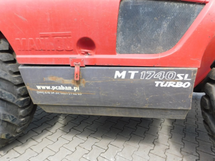 Zdjęcie przedmiotu: Manitou BF telescopic loader, 44158 Ancenis Cedex France MT 1740 SLT