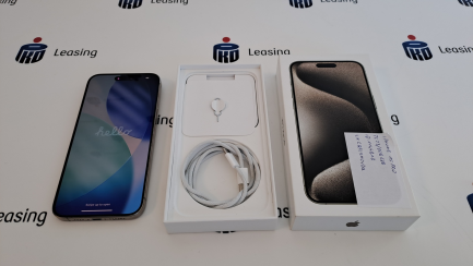 Телефон/смартфон Apple iPhone 15 Pro Max 256GB Titanium, виробничий код MU793PX/A