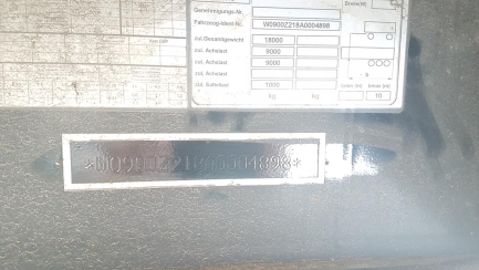 Zdjęcie przedmiotu: ORTEN AG18T Przyczepa skrzyniowa i kurtynowa z osiami centralnymi