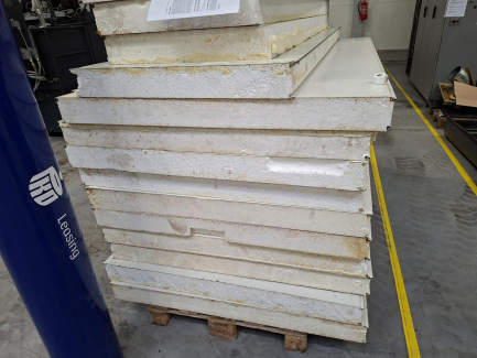 Zdjęcie przedmiotu: Elementy komory chłodniczej o wymiarach 4000x2400x2200 mm