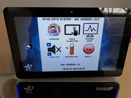 Zdjęcie przedmiotu: A medical device designed to destroy fat cells and increase collagen production in the skin caused by thermal shock caused by low and high temperatures generated by the device - CRYO T-SHOCK 4.0