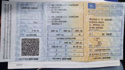 Zdjęcie przedmiotu: Dacia Duster Combi