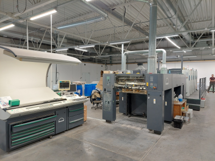 Zdjęcie przedmiotu: Чотириколірна листова офсетна машина Manroland 704 3B LV HiPrint