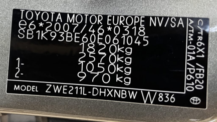 Zdjęcie przedmiotu: Toyota Corolla 1.8 Hybrid Comfort e-CVT Oświadczenie o utracie DR