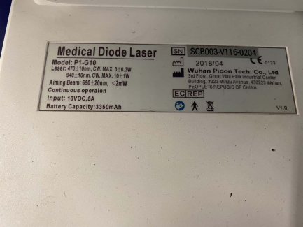 Zdjęcie przedmiotu: Medical laser - Chromatica Spectrum Pioon tech. What. Sc Beauty Group P1-G10