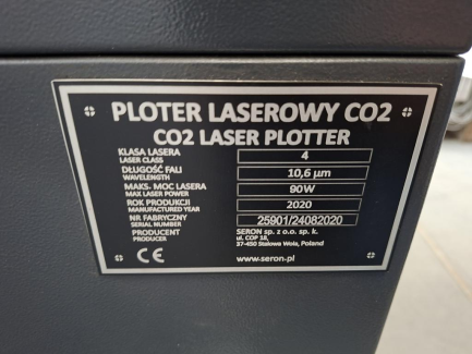 Zdjęcie przedmiotu: SERON SL 1208 laser plotter